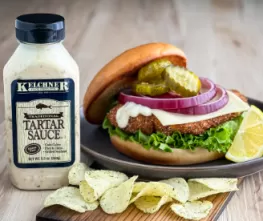 Light and Crispy Fish Sandwich with Kelchner's Tartar Sauce