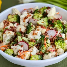 Broccoli & Cauliflower Salad