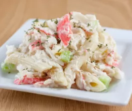 Seafood Pasta Salad with Tartar Sauce