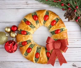 Spinach Dip Crescent Wreath