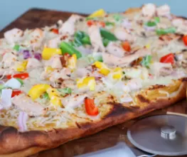 Hot Mustard Chicken Pizza